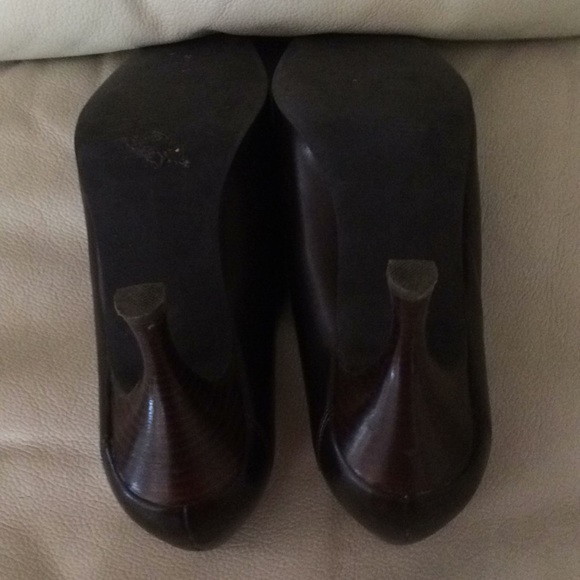 Impo black leather heels - Picture 3 of 3